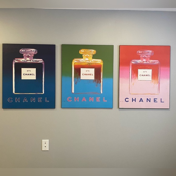Chanel Boarded Posters - set of 3 - Picture 3 of 12